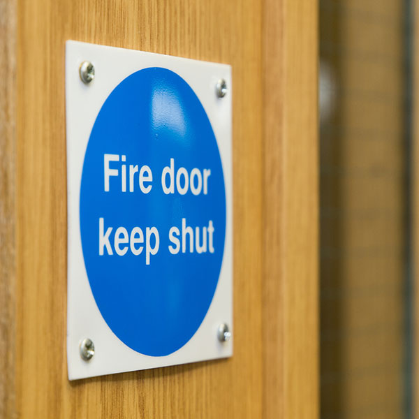 Chester commercial property fire door